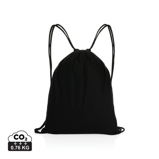 Sac à dos cordelettes en coton recyclé 145 gr Impact AWARE™ - Personnalisable pour événements et cadeaux - BCM Goodies