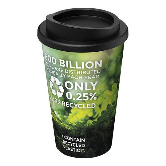 Gobelet isolant Brite-Americano® 350ml en plastique recyclé - BCM Goodies