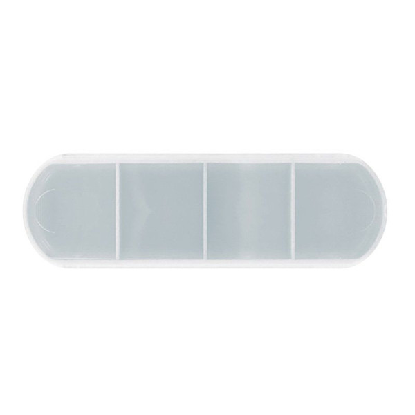 Pilulier Journalier Personnalisable avec Couvercle Coulissant – Gestion quotidienne des médicaments – Objet publicitaire santé B