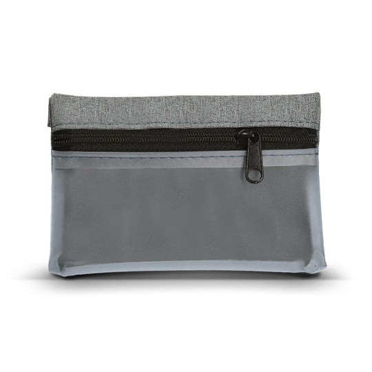 Porte-monnaie personnalisable translucide avec marquage blanc – Accessoire publicitaire pour entreprises