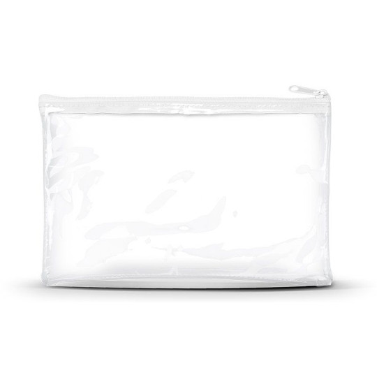Trousse de toilette en PVC personnalisable avec marquage une couleur – Accessoire promotionnel pour entreprises