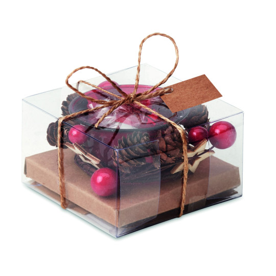 Bougeoir de Noël BOUGIE Personnalisable | BCM Goodies