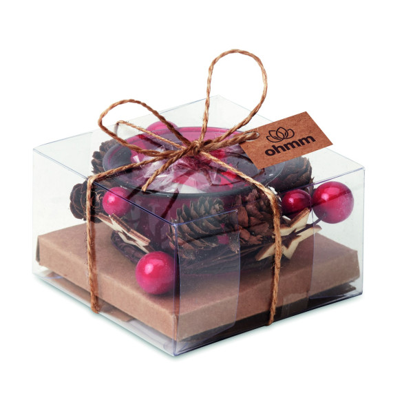 Bougeoir de Noël BOUGIE Personnalisable | BCM Goodies