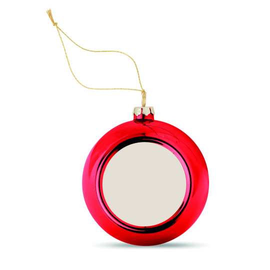 Boule de noël pour sublimation HAPPY BALL Personnalisable | BCM Goodies