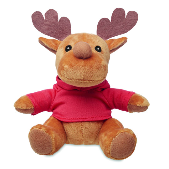 Renne en peluche avec capuche RUDOLPH Personnalisable | BCM Goodies