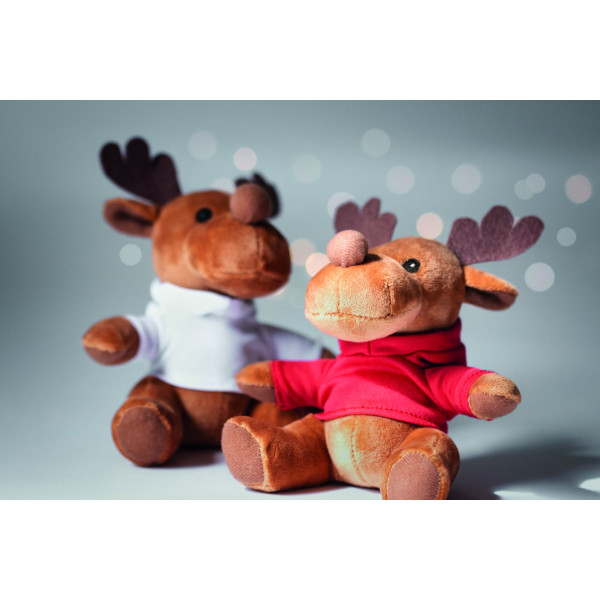 Renne en peluche avec capuche RUDOLPH Personnalisable | BCM Goodies