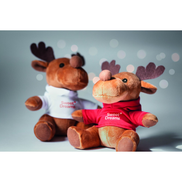 Renne en peluche avec capuche RUDOLPH Personnalisable | BCM Goodies