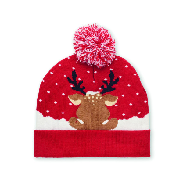 Bonnet à pompon tricoté SHIMAS HAT Personnalisable | BCM Goodies