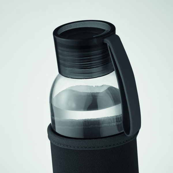Bouteille en verre recyclé 500 ml EBOR - Accessoire écologique et pratique pour rester hydraté.