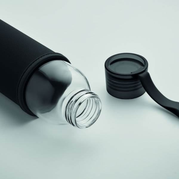 Bouteille en verre recyclé 500 ml EBOR - Accessoire écologique et pratique pour rester hydraté.