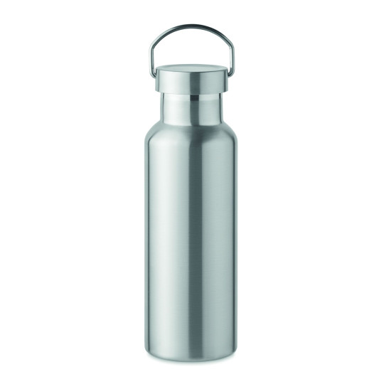Bouteille double paroi 500 ml écologique en acier inoxydable recyclé - BCM Goodies
