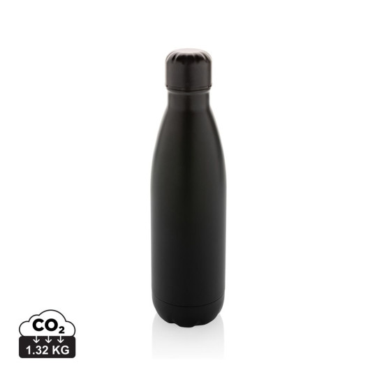 Bouteille d'eau en acier inox recyclé certifié RCS Eureka - 500 ml - Légère et pratique - Respectueuse de l'environnem