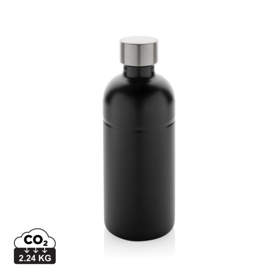 Bouteille pour boisson gazeuse en acier recyclé RCS - 800 ml - Sans BPA - Certifié FSC® - BCM Goodies
