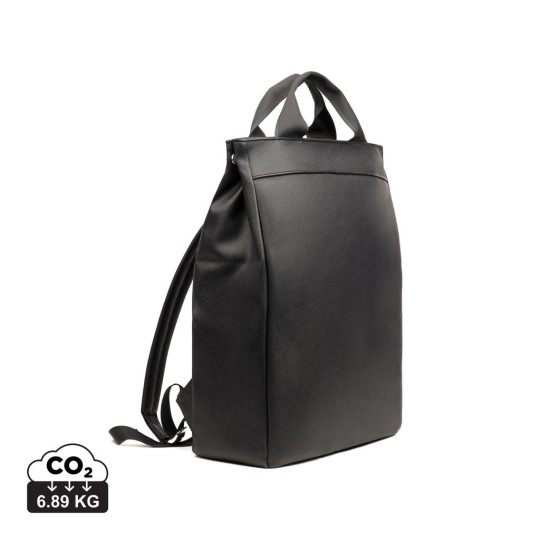 Sac à dos en PU recyclé RCS Bermond de VINGA - Sac à dos écologique pour ordinateur portable 15 pouces
