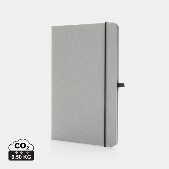 Carnet A5 à couverture rigide en cuir recyclé pour professionnels - BCM Goodies
