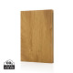 Cahier A5 imprimé bois Kavana - Carnet rigide en bois pour notes et dessins - Idéal pour étudiants et professionnels - Cadeau pa
