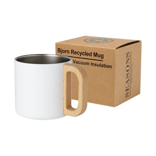 Tasse Bjorn 360 ml en acier inoxydable recyclé avec isolation sous vide et couche de cuivre - BCM Goodies