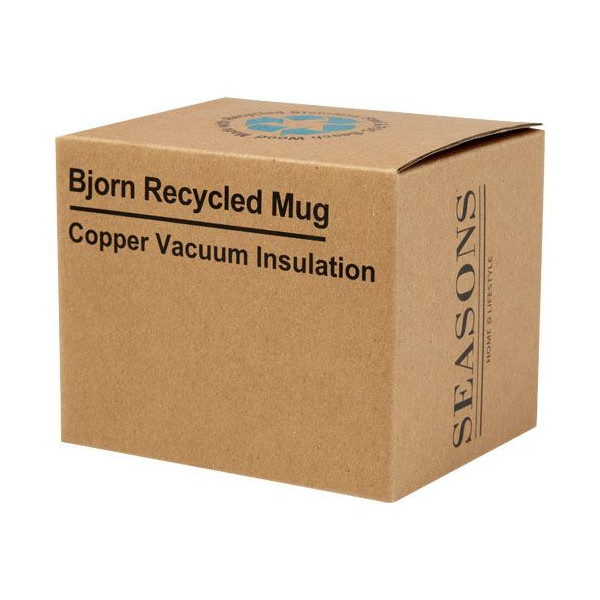 Tasse Bjorn 360 ml en acier inoxydable recyclé avec isolation sous vide et couche de cuivre - BCM Goodies