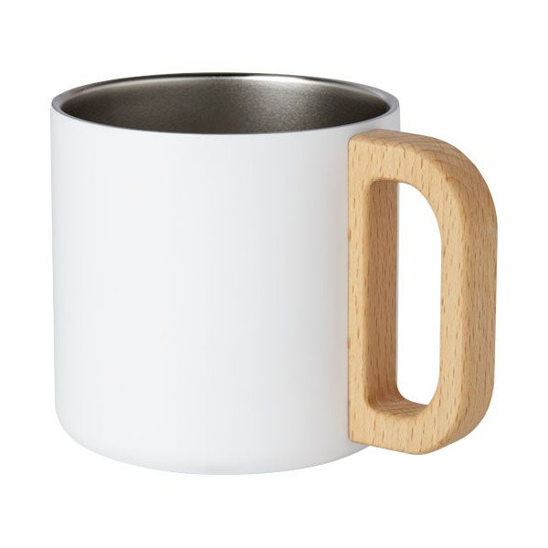 Tasse Bjorn 360 ml en acier inoxydable recyclé avec isolation sous vide et couche de cuivre - BCM Goodies