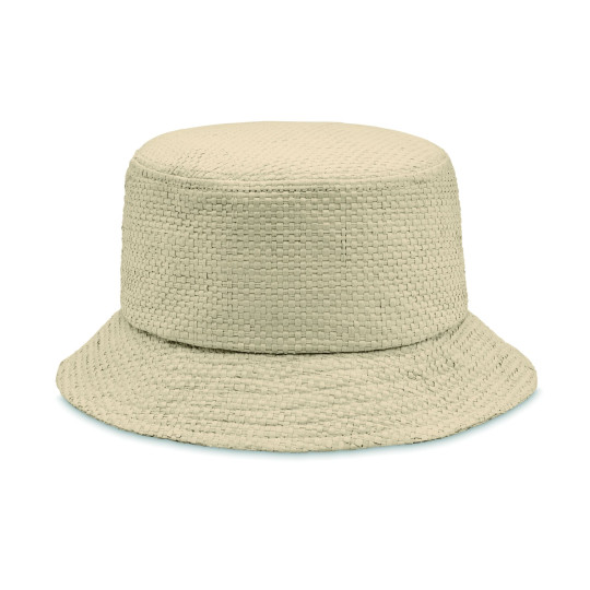 Chapeau Bob en paille de papier BILGOLA+ - Accessoire tendance pour se protéger du soleil