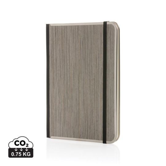 Carnet de notes Treeline A5 en bois FSC - BCM Goodies