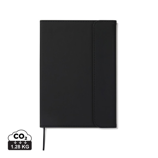 Carnet de notes VINGA A5 en papier et PU certifié GRS Baltimore - Carnet écologique et élégant