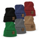 Bonnet personnalisé écologique Cobain Beanie en laine et rPET recyclé – Accessoire entreprise durable – BCM Goodies
