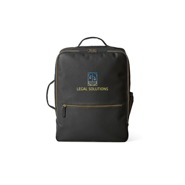Sac à dos personnalisable Paris Backpack 20L en cuir recyclé pour entreprises et événements professionnels – BCM Goodies