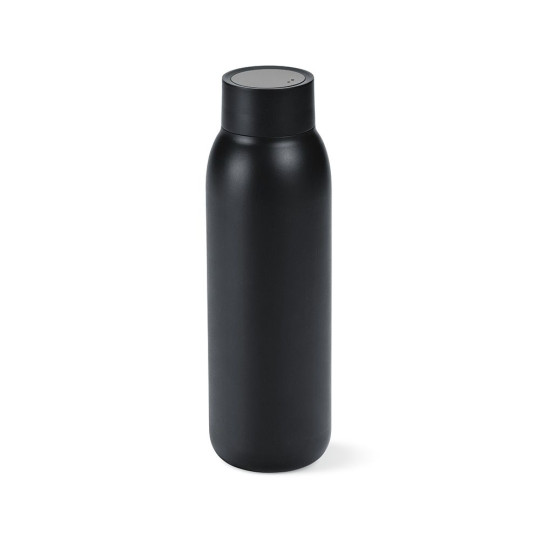 Bouteille isotherme personnalisable La Plata 650 ml en acier inoxydable recyclé avec affichage LED et recharge USB-C – BCM Goodi