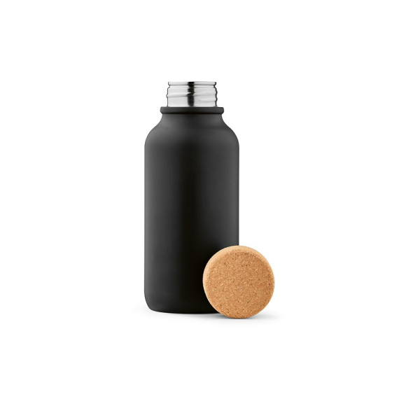 Bouteille Volga 530 ml personnalisable en acier inoxydable recyclé avec bouchon liège – BCM Goodies
