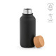 Bouteille Volga 530 ml personnalisable en acier inoxydable recyclé avec bouchon liège – BCM Goodies