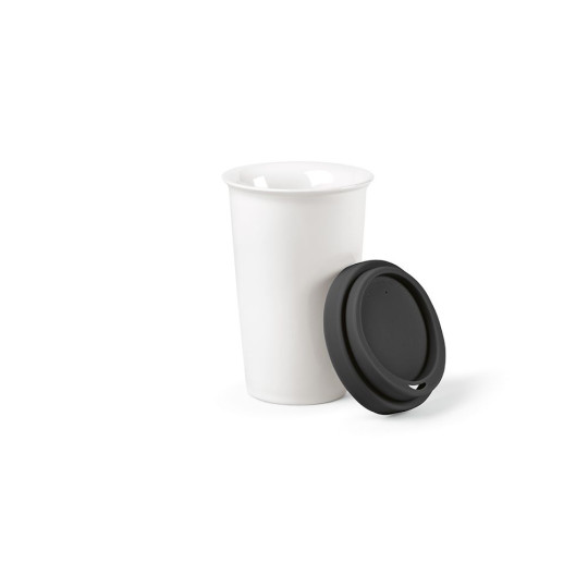 Tasse de voyage Tagus Travel Cup 300 ml en céramique avec couvercle silicone – BCM Goodies