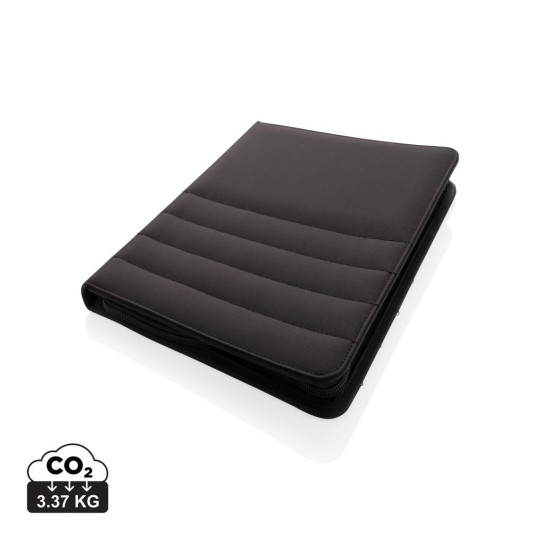Conférencier A4 zippé Impact en rPET AWARE™ - Accessoire de bureau durable et respectueux de l'environnement