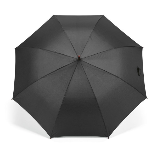 Parapluie de golf Aretha 32 pouces en rPET avec ouverture automatique et poignée bois – BCM Goodies