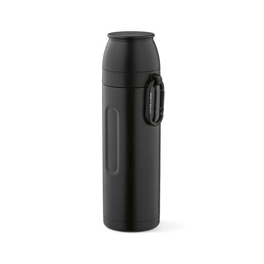 Thermos Loire 810 ml personnalisable en acier inoxydable recyclé avec tasses et mousqueton – BCM Goodies