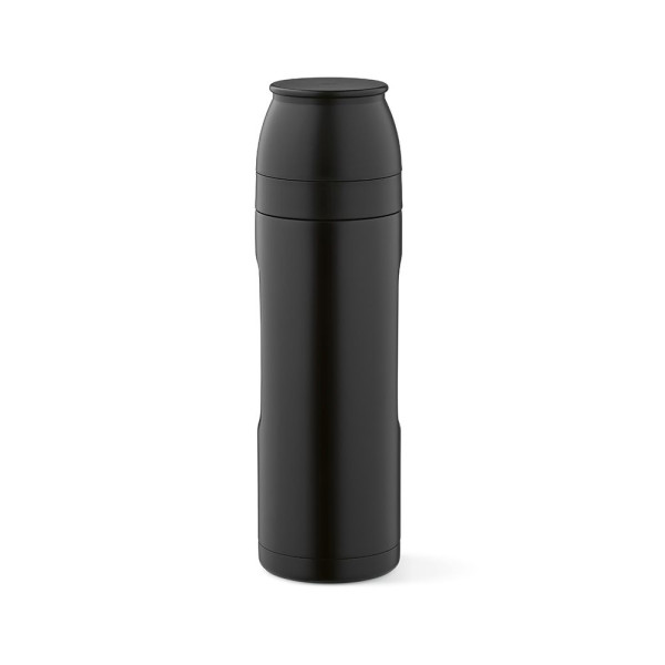 Thermos Loire 810 ml personnalisable en acier inoxydable recyclé avec tasses et mousqueton – BCM Goodies