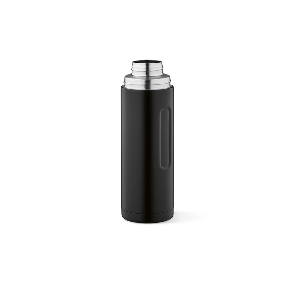 Thermos Loire 810 ml personnalisable en acier inoxydable recyclé avec tasses et mousqueton – BCM Goodies