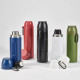 Thermos Loire 810 ml personnalisable en acier inoxydable recyclé avec tasses et mousqueton – BCM Goodies