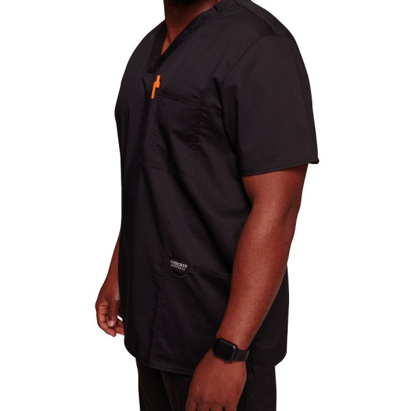 Haut col V pour homme personnalisable - BCM Goodies