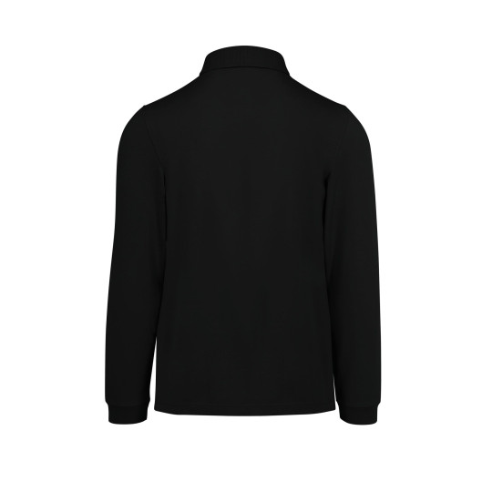 Polo homme manches longues MY POLO 180 en coton - BCM Goodies