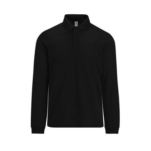 Polo homme manches longues MY POLO 180 en coton - BCM Goodies