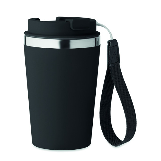 Gobelet double paroi 350 ml TOPAZ en acier inoxydable recyclé - BCM Goodies