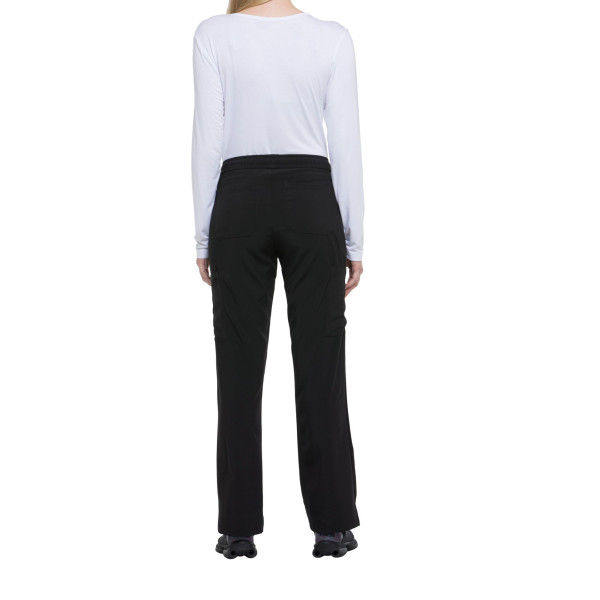 Pantalon à taille moyenne à cordon pour femme en polyester et élasthanne - BCM Goodies