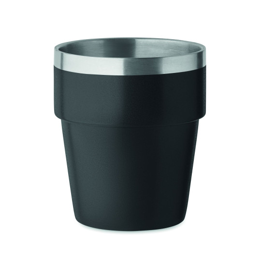 Gobelet double paroi 250 ml ACERITO pour boissons chaudes/froides - Personnalisable - Accessoire écologique durable - BCM Goodie