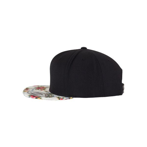 Casquette floral snapback personnalisable BCM Goodies - Accessoire B2B de qualité