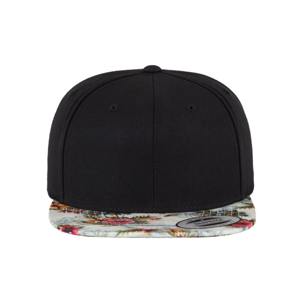 Casquette floral snapback personnalisable BCM Goodies - Accessoire B2B de qualité