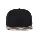 Casquette floral snapback personnalisable BCM Goodies - Accessoire B2B de qualité