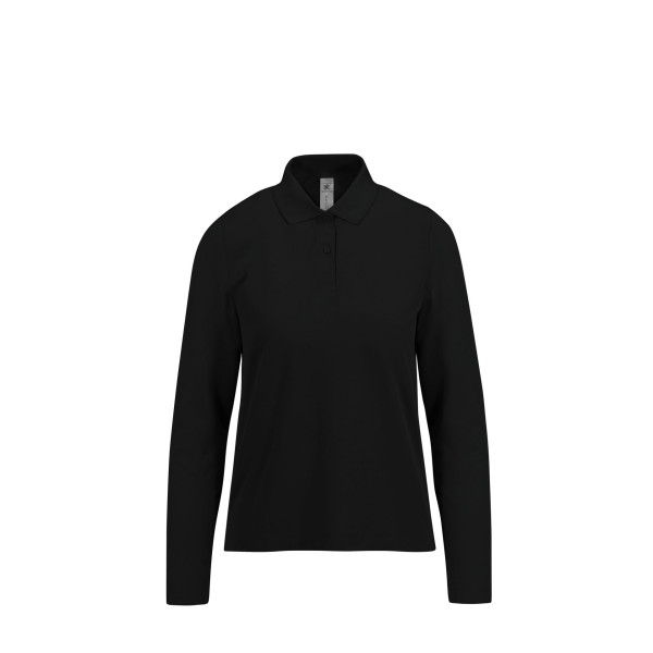 Polo femme manches longues en coton Ring-Spun - BCM Goodies