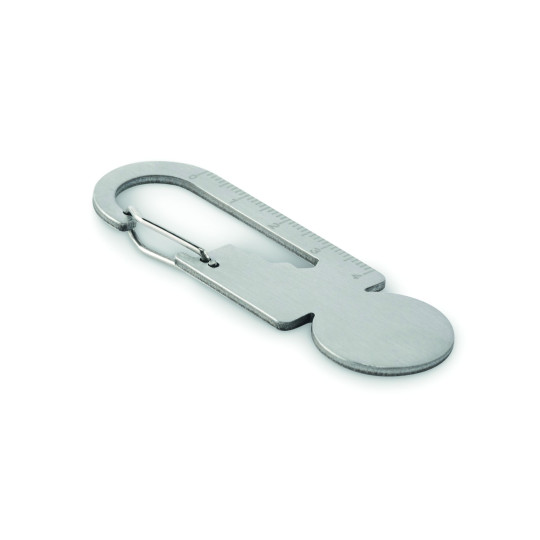 Porte-clés multifonctionnel en acier inoxydable recyclé et durable - BCM Goodies