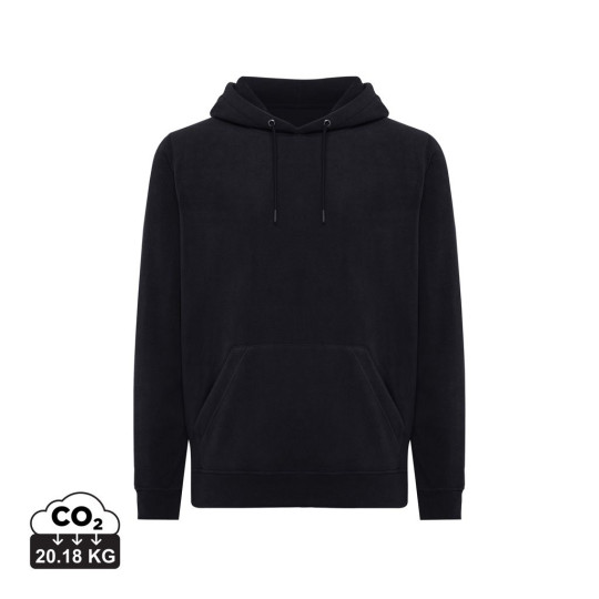 Polaire à capuche en polyester recyclé Iqoniq Trivor - Sweat unisexe respectueux de l'environnement